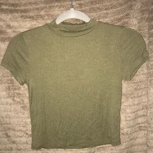 Olive Green Crop top